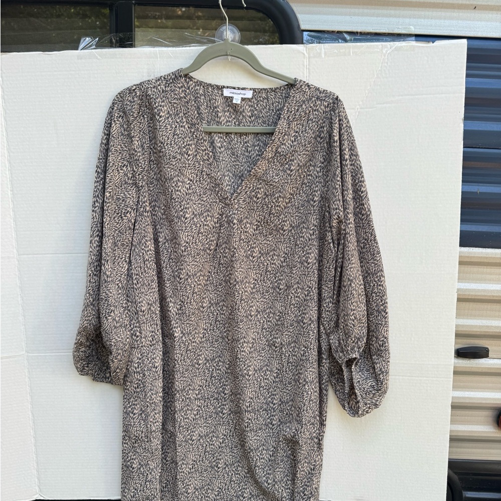 Mittoshop Black and Cream Tunic Dress